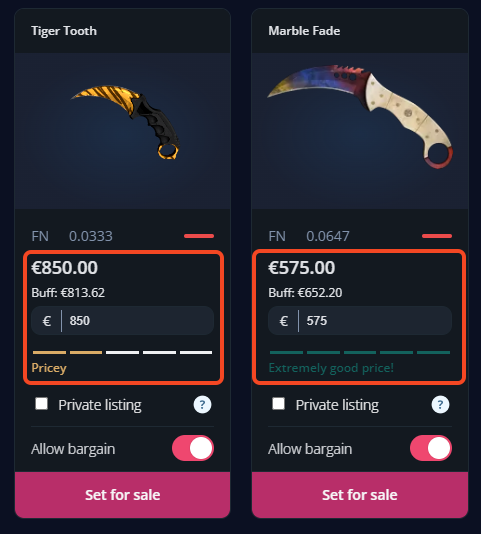 Csgo skins best sale for sale